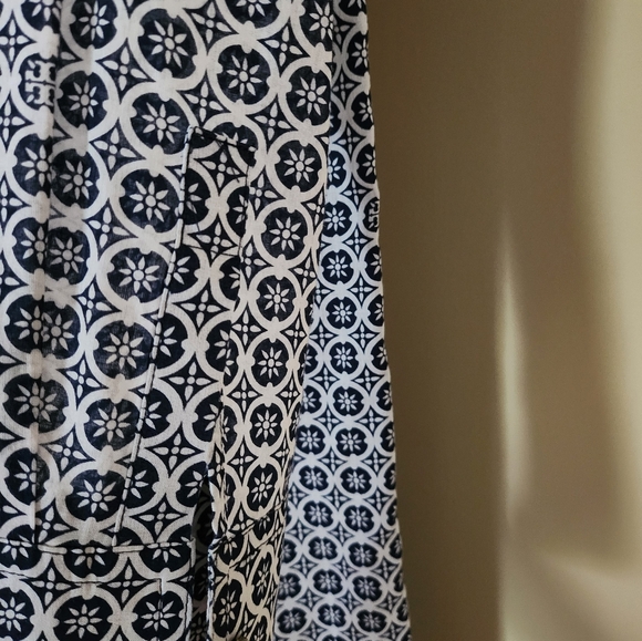Tory Burch Belted Shirt Dress , Size 4, Color Pattern Print - Picture 7 of 11